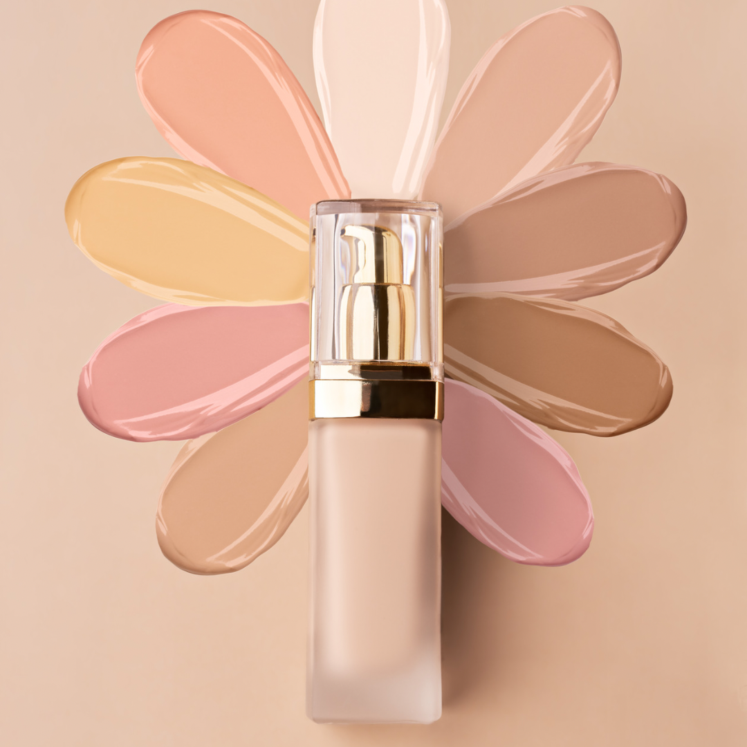 concealer comes in many different colours to help disguise imperfections on the skin.